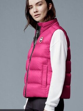 Canada Goose Bright Pink Puffer Vest -  never worn